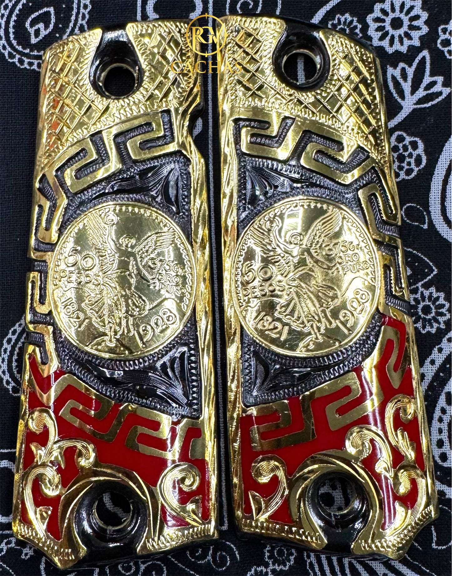 1911 Full Size Centenario Greek Scroll Grips