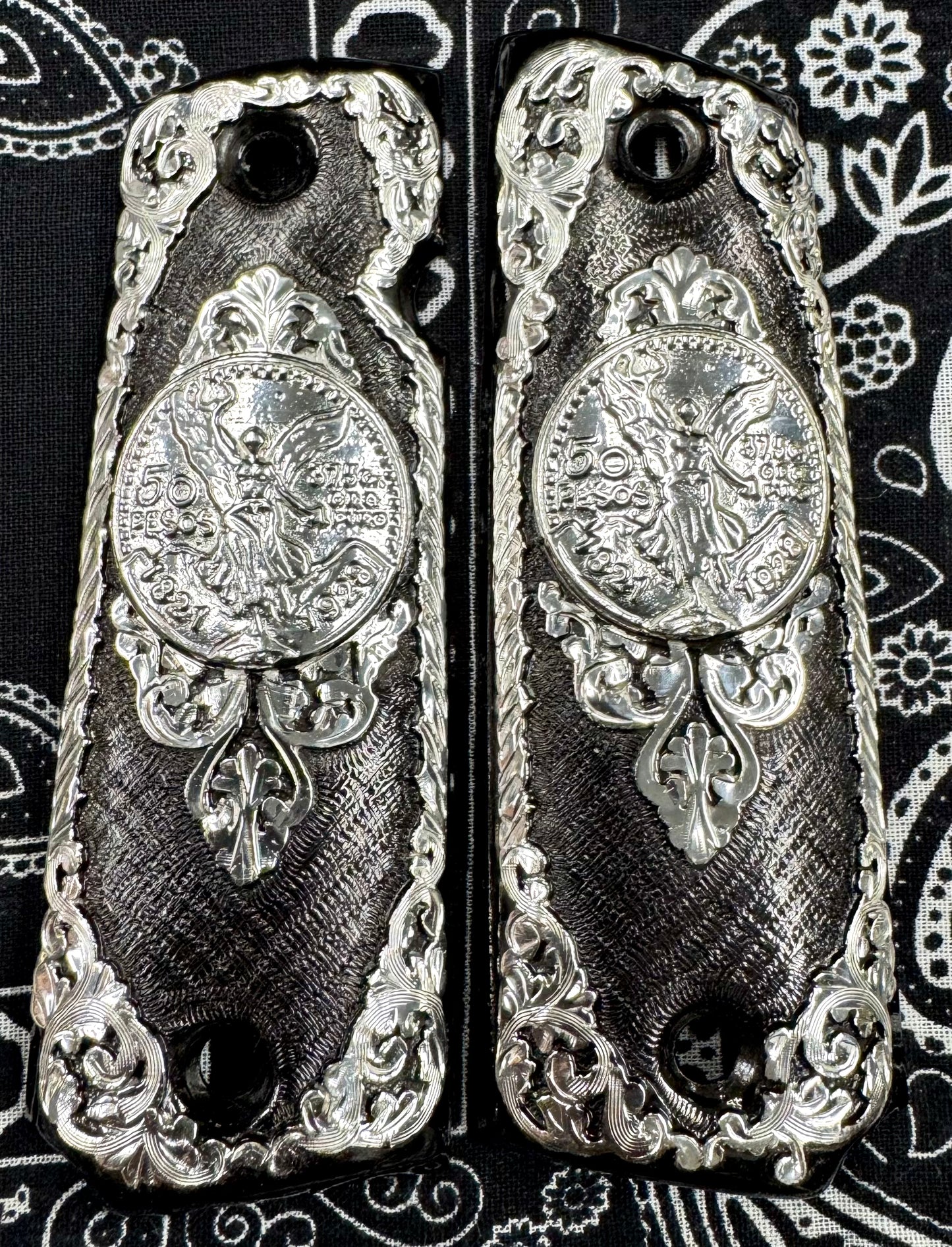 1911 Full Size Centenario Scroll Grips