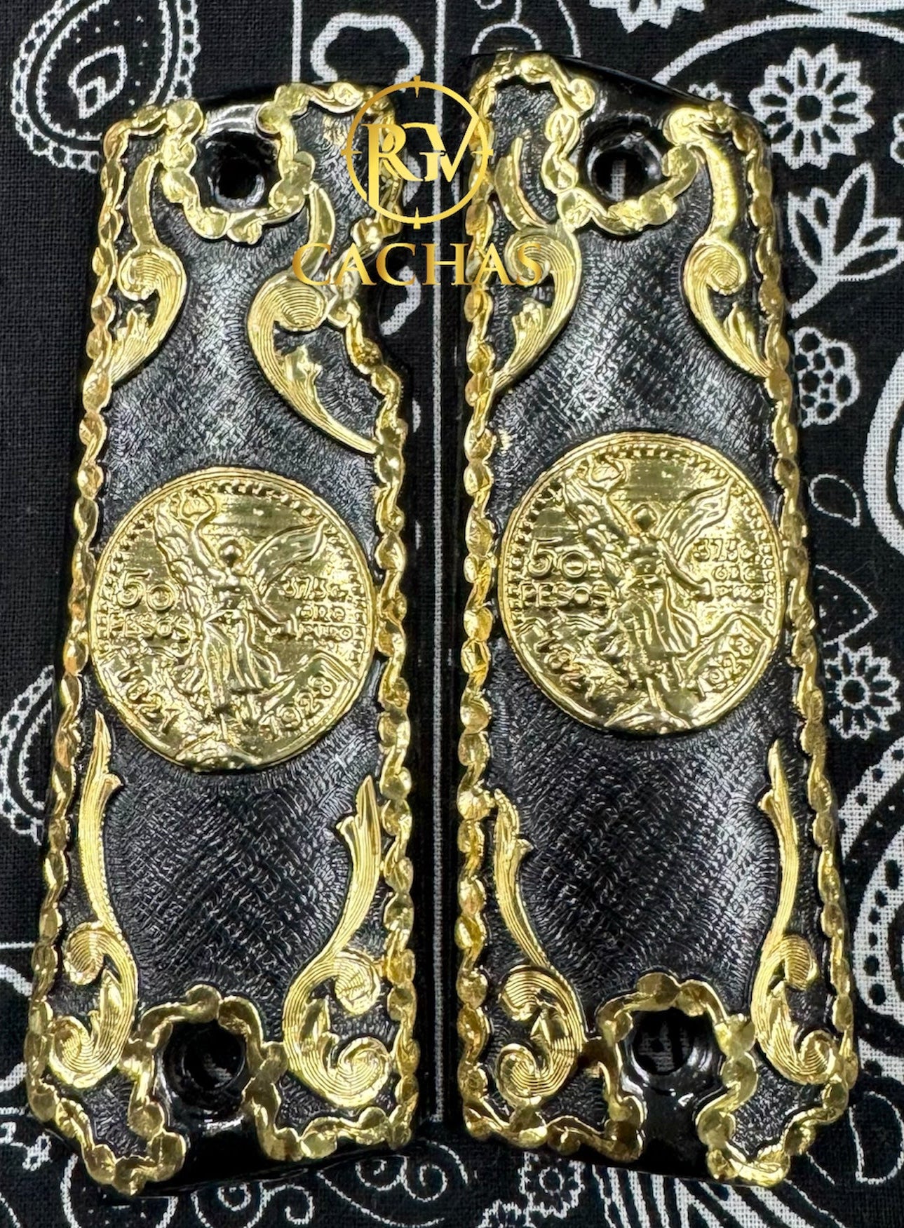 1911 Full Size Centenario Scroll Grips