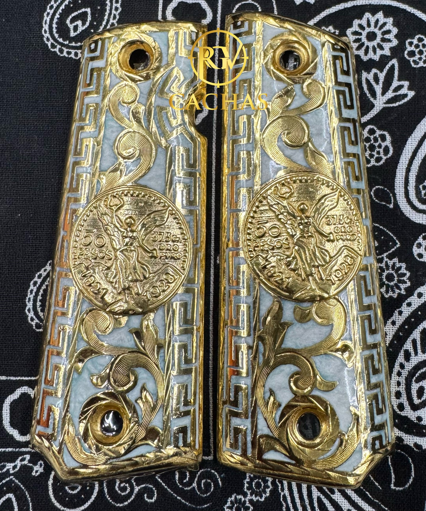 1911 Full Size Centenario Scroll Grips