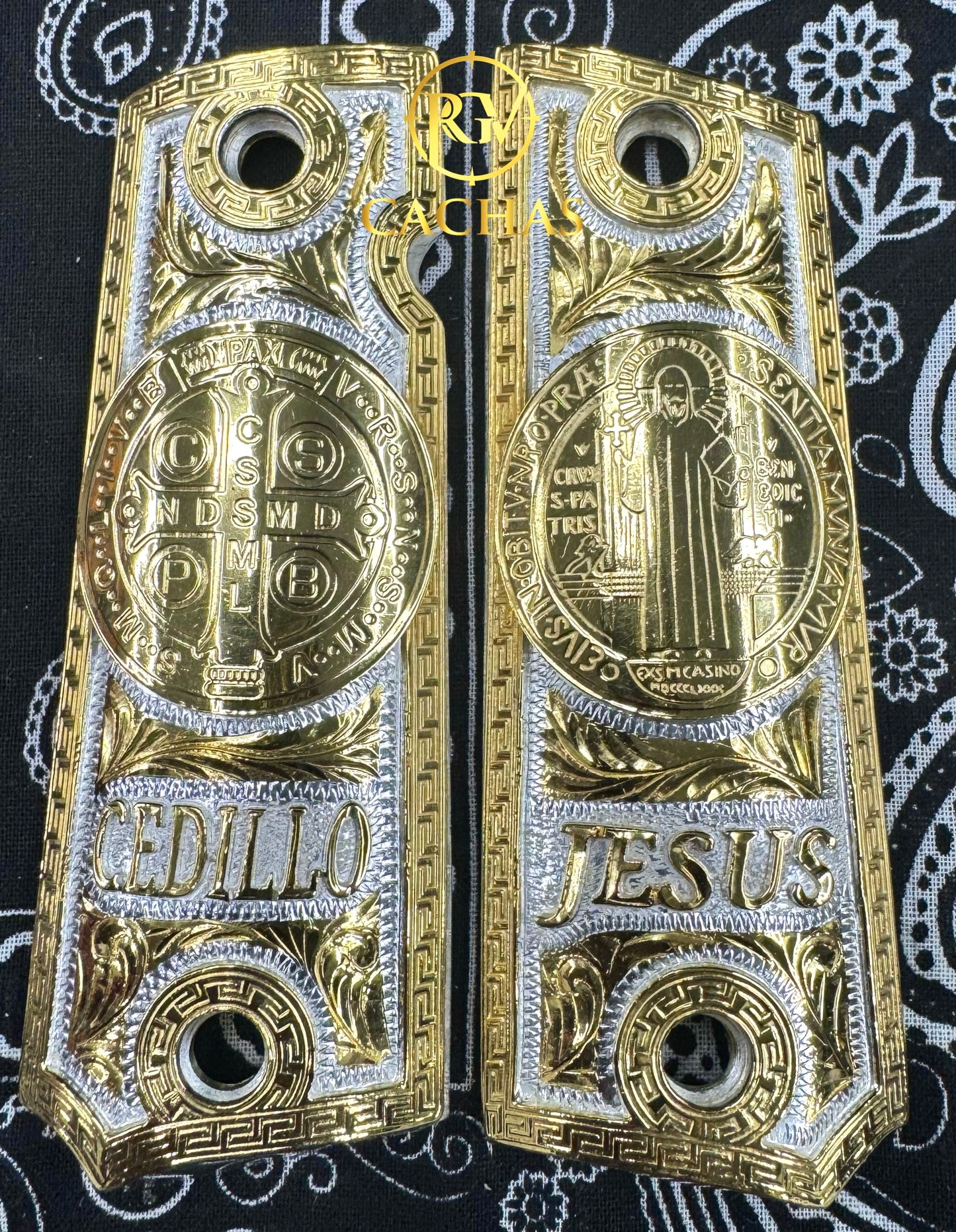 1911 Full Size San Benito Custom Name Grips