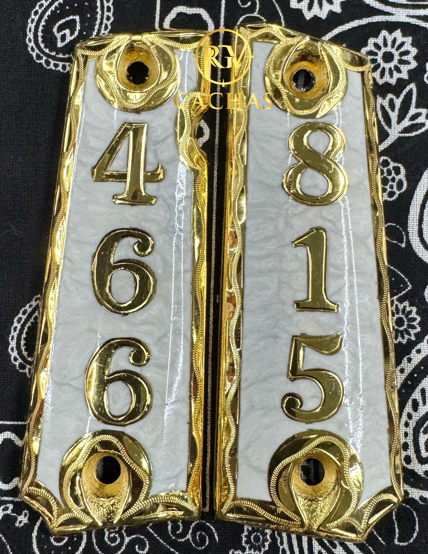 1911 Full Size Custom Number Grips