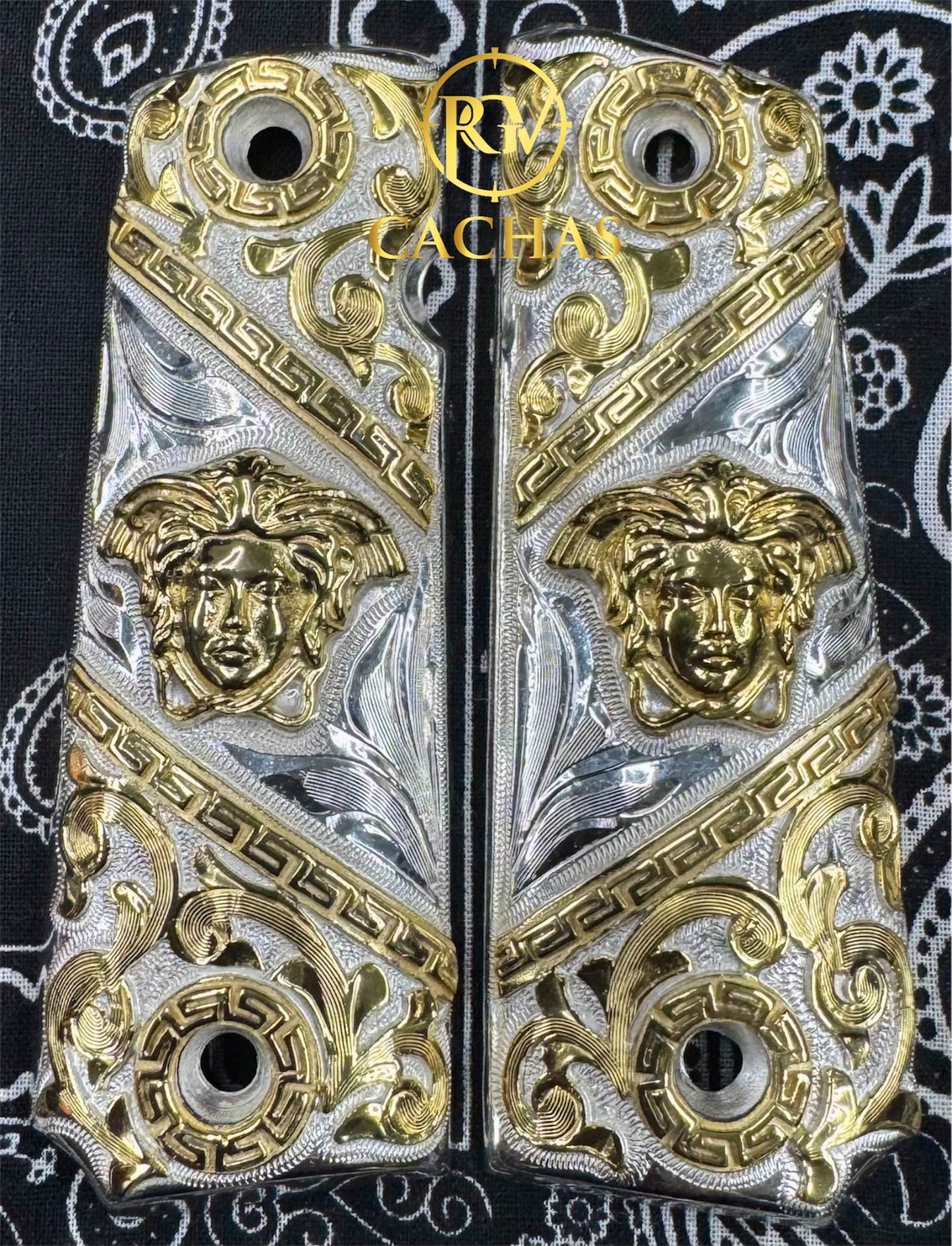 1911 Full Size Versace Greek Grips