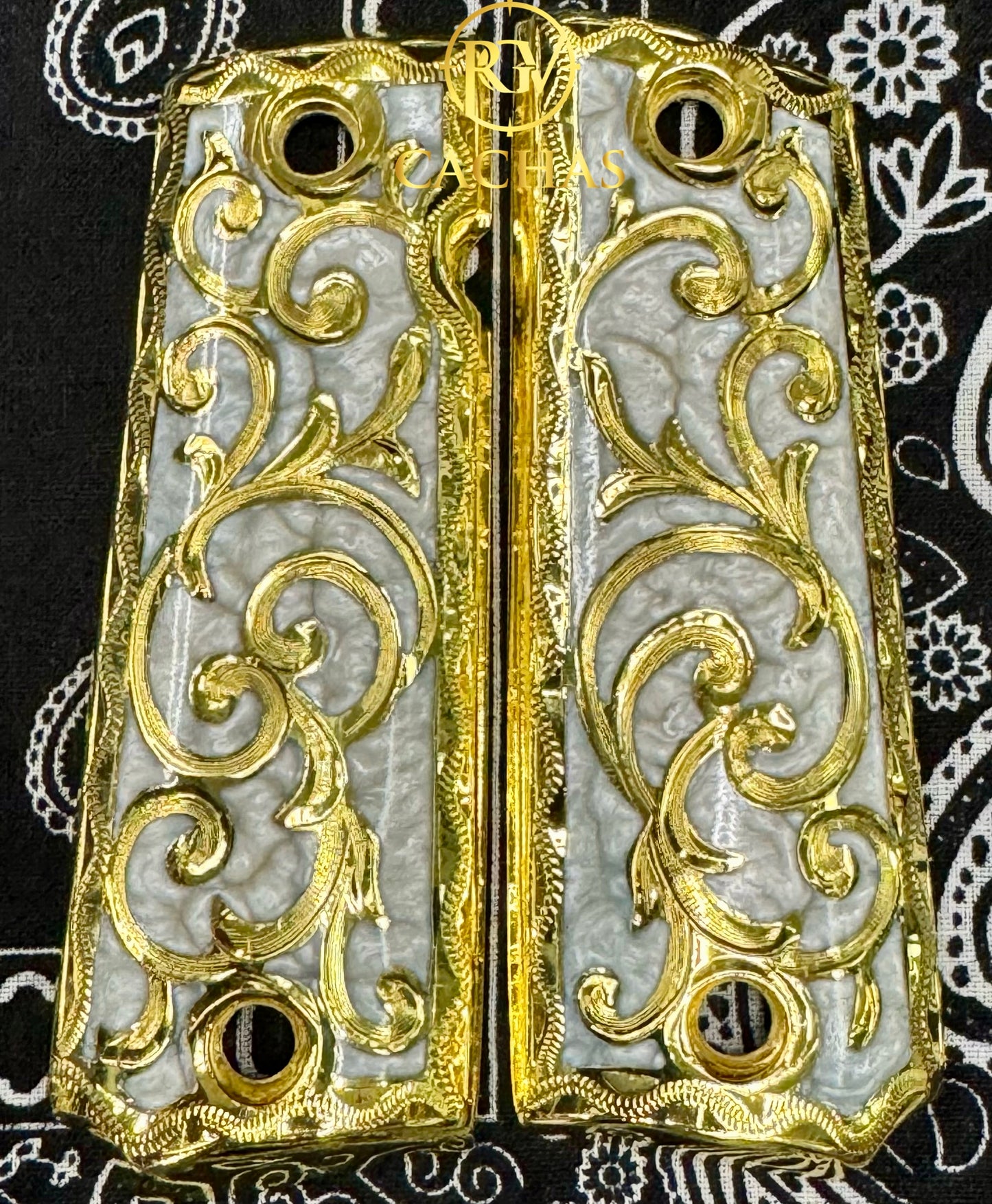 1911 Full Size Scroll Grips