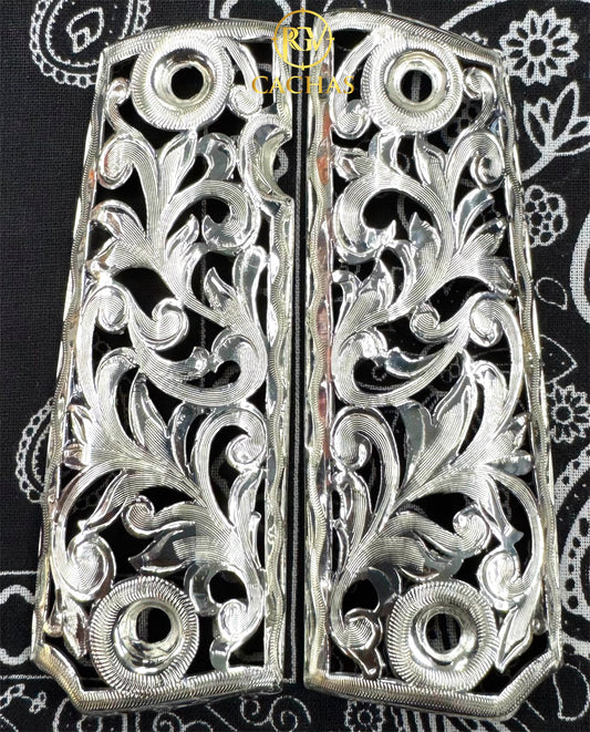 1911 Full Size Hollow Cut Scroll Grips