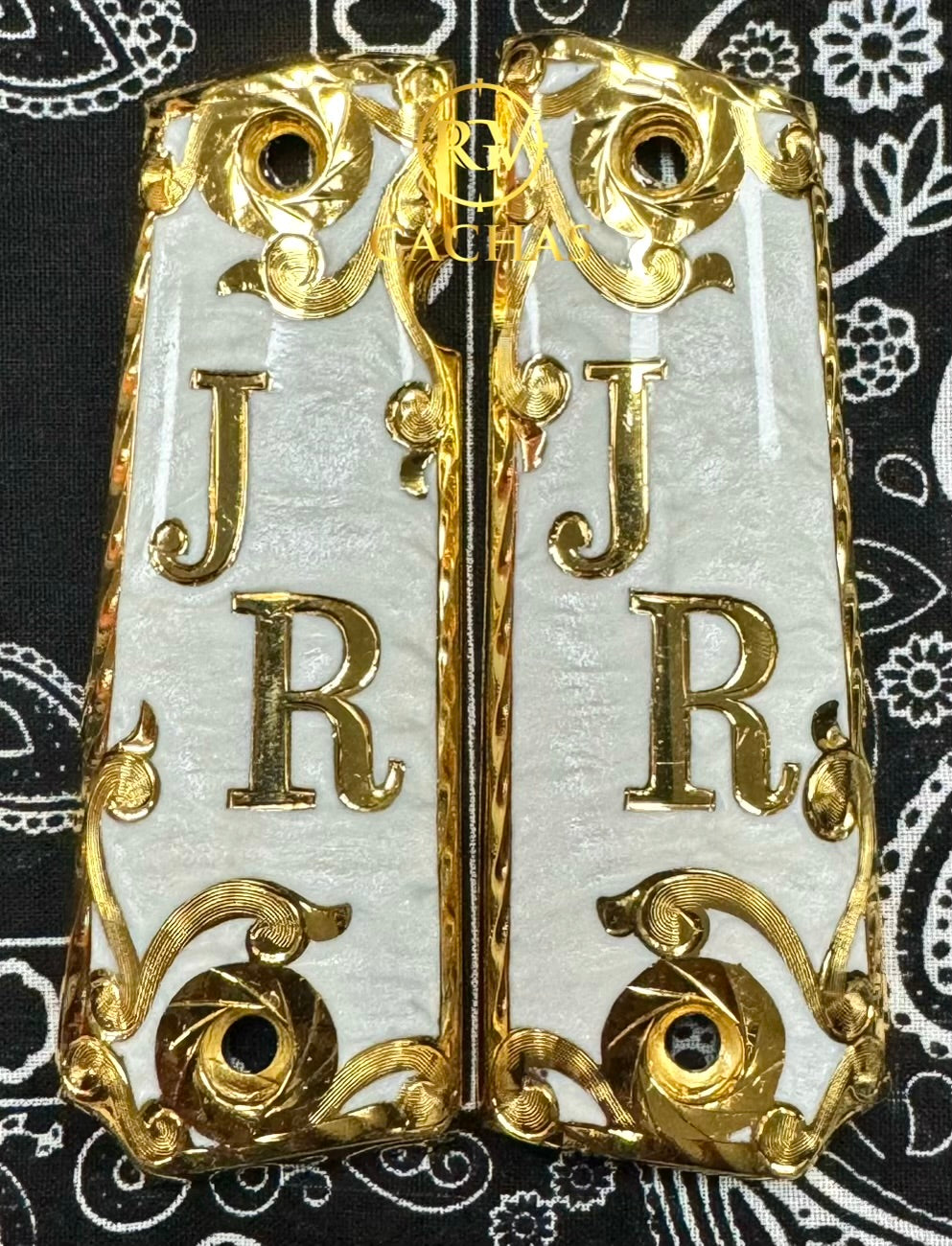 1911 Full Size Custom Initial Grips