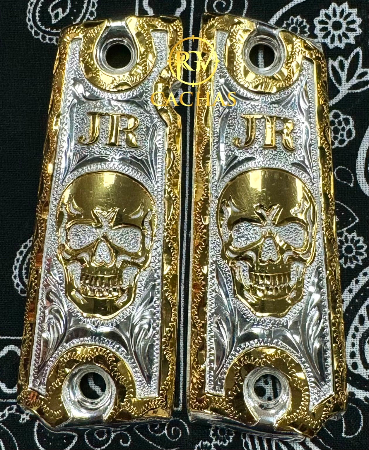 1911 Full Size JR Skull Grips