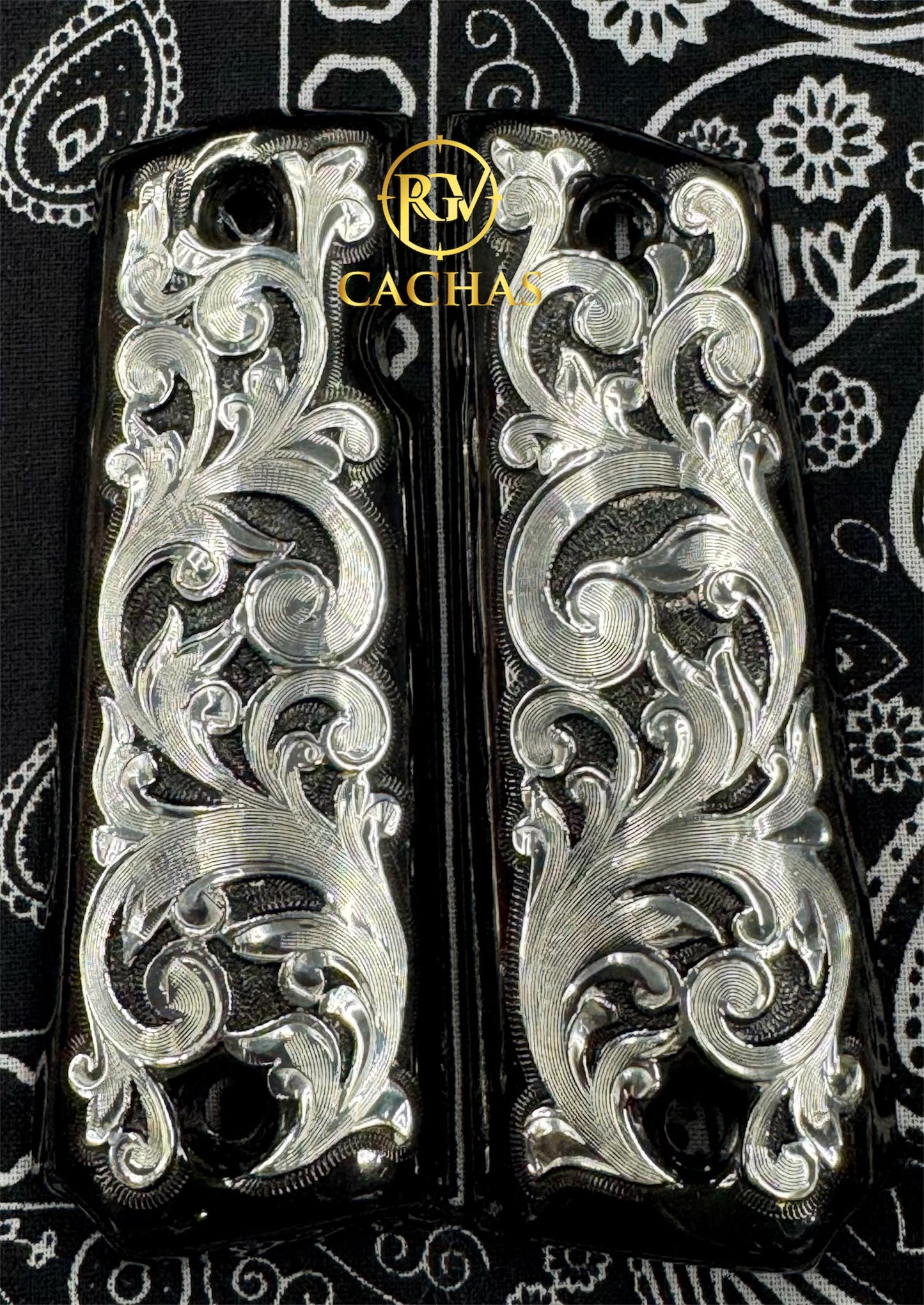 1911 Full Size Scroll Grips