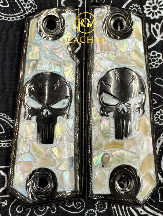 1911 Full Size The Punisher Nacar Grips