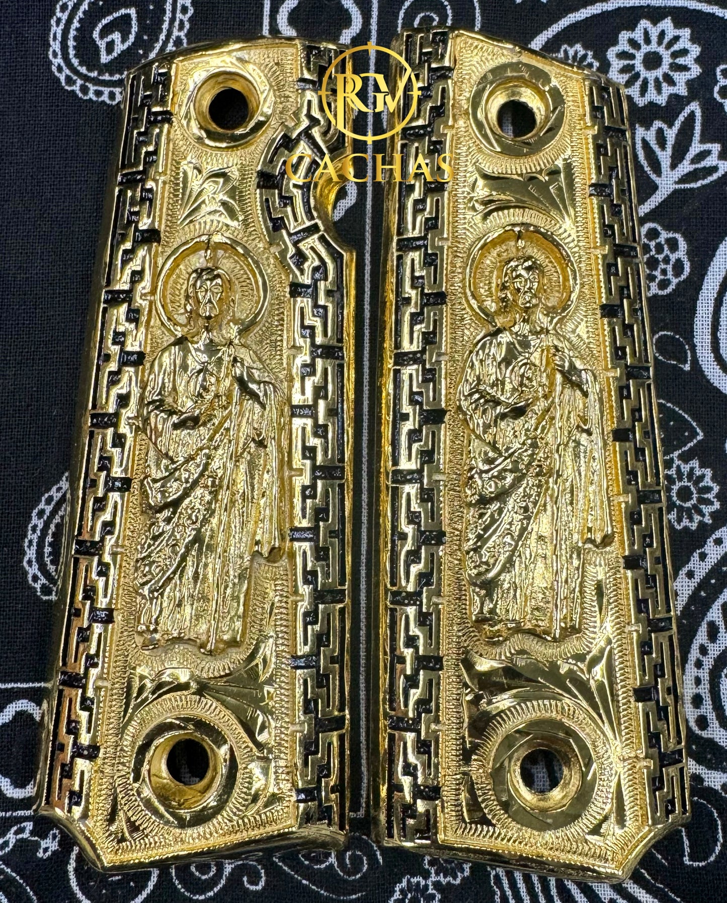 1911 Full Size San Judas Greek Border Grips