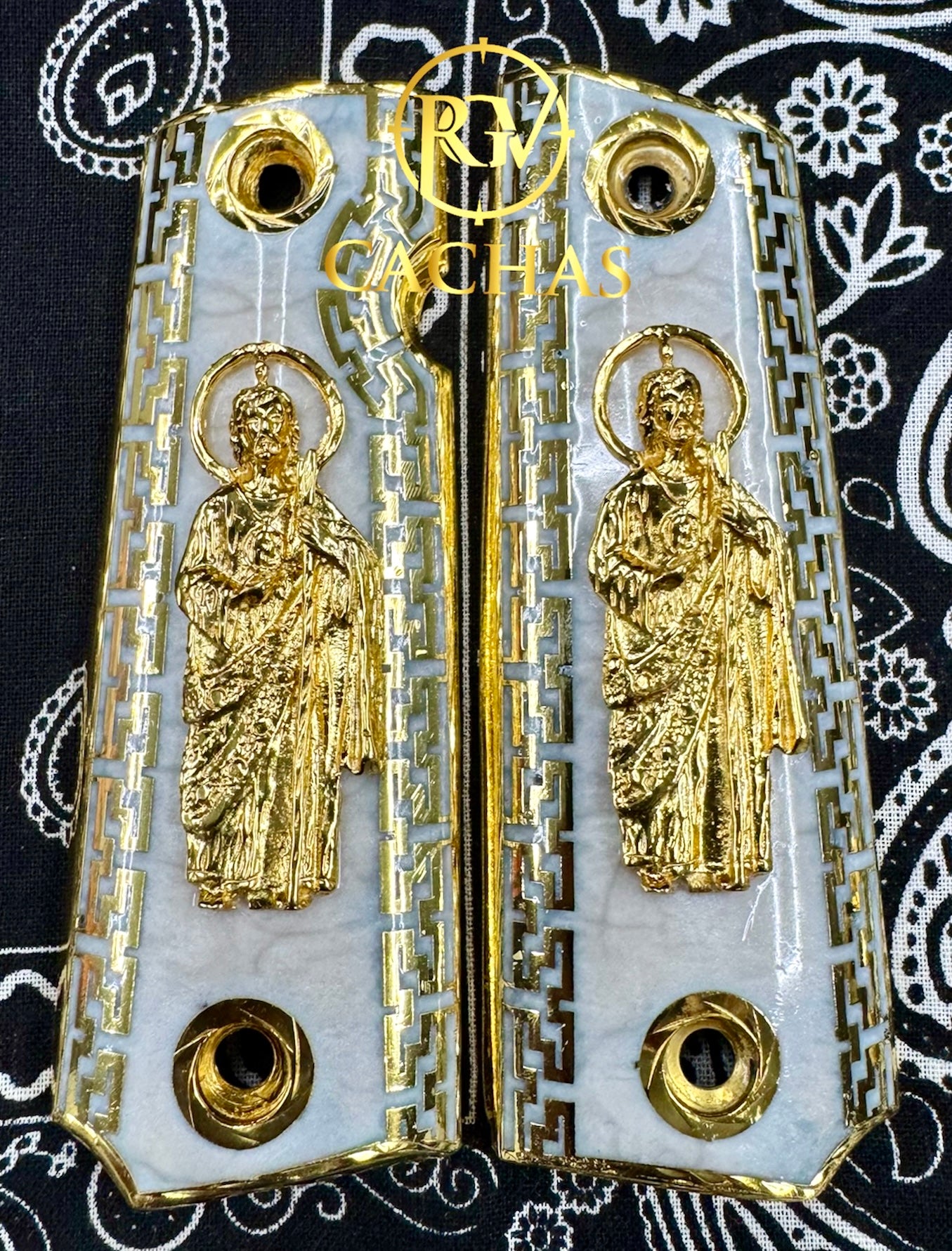 1911 Full Size San Judas Greek Border Grips