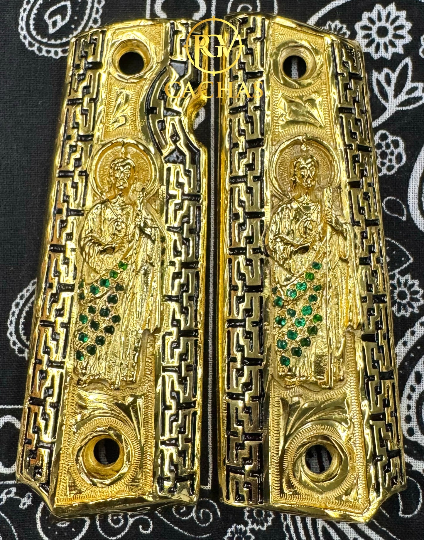 1911 Full Size San Judas Stones Grips