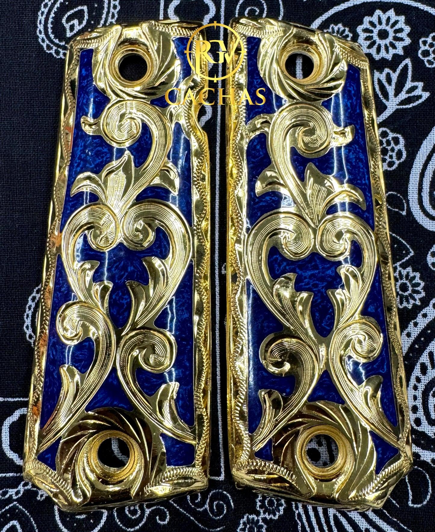 1911 Full Size Scroll Grips