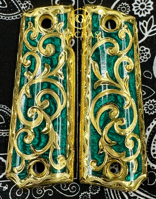 1911 Full Size Scroll Grips