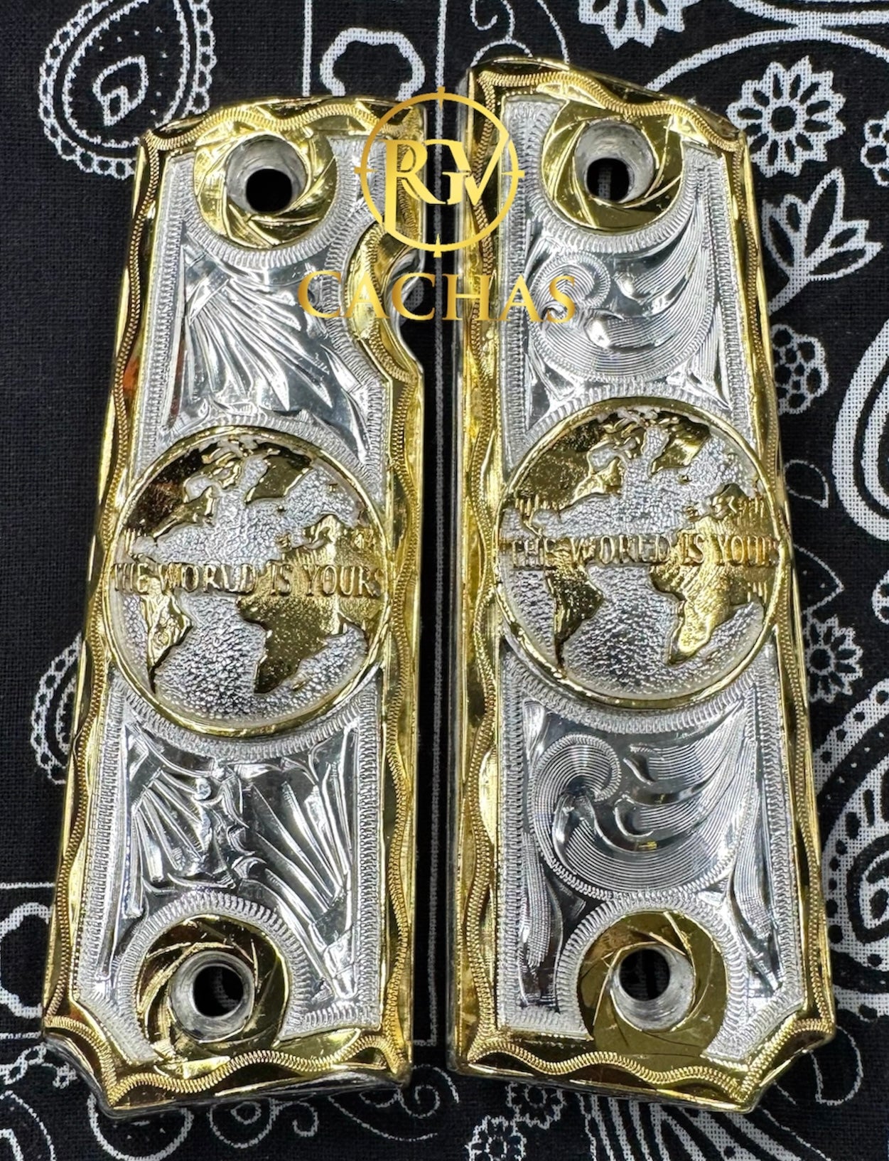 1911 Full Size The World Is Yours Grips