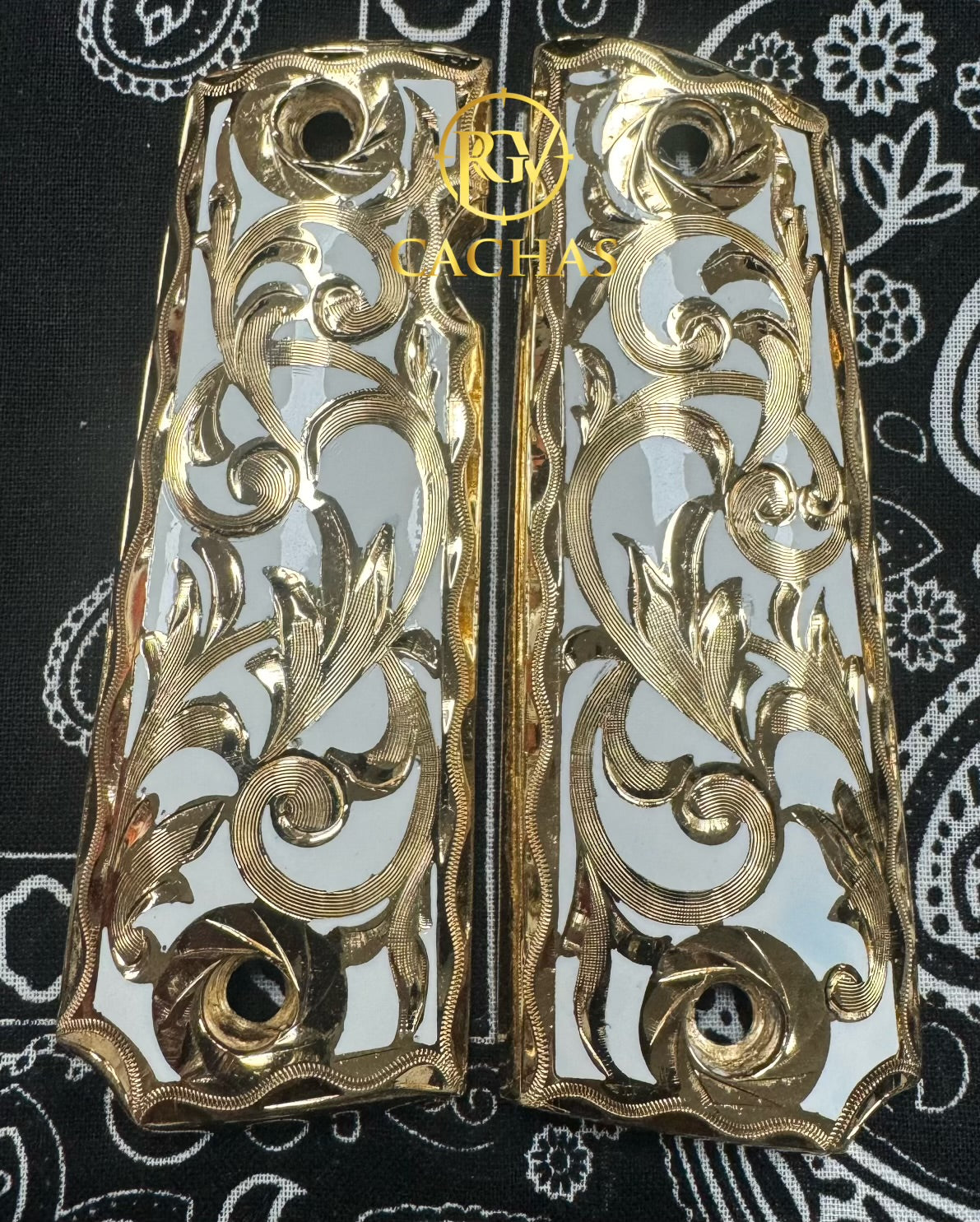 1911 Full Size Scroll Grips