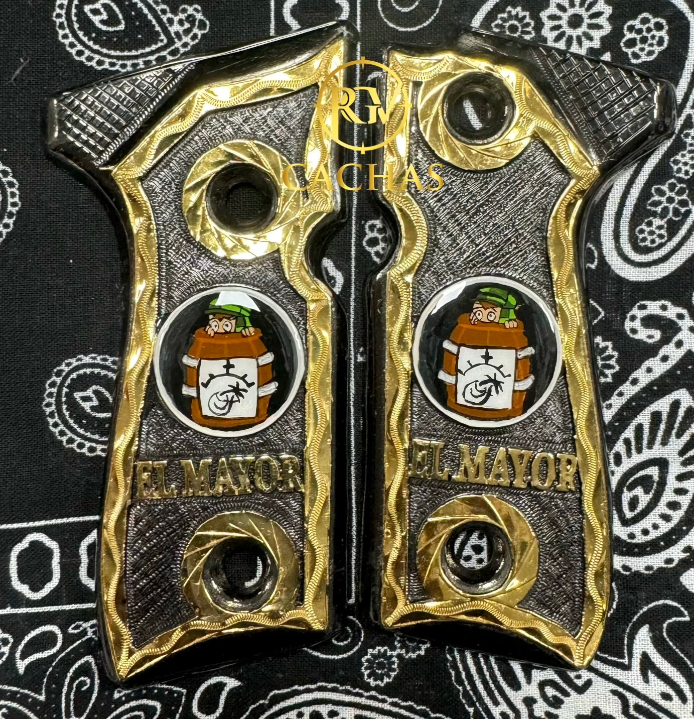 Beretta 92FS/96 El Chavo Del Ocho El Mayor Grips