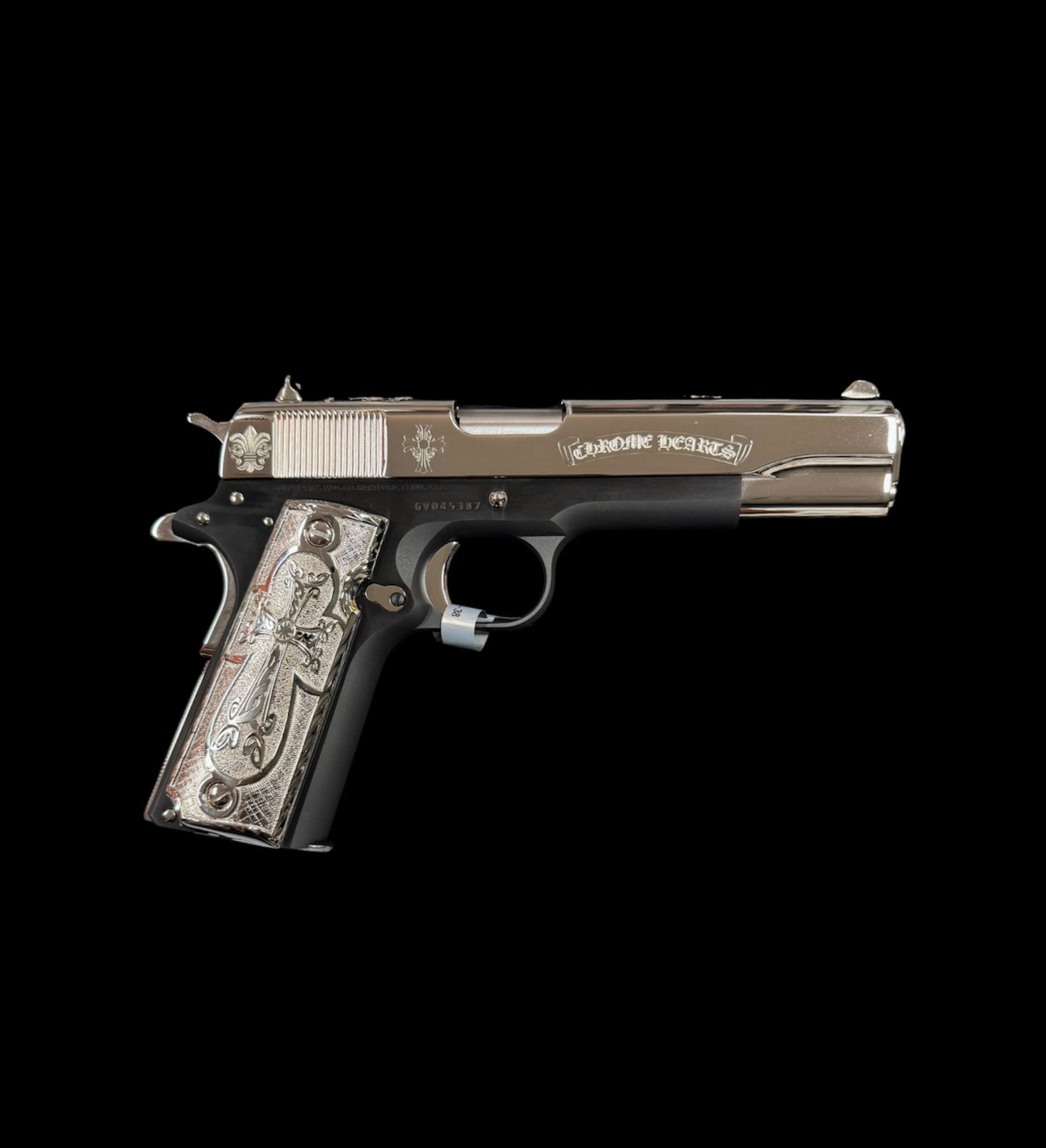 Colt 1911 Government 38 Super Chrome Hearts