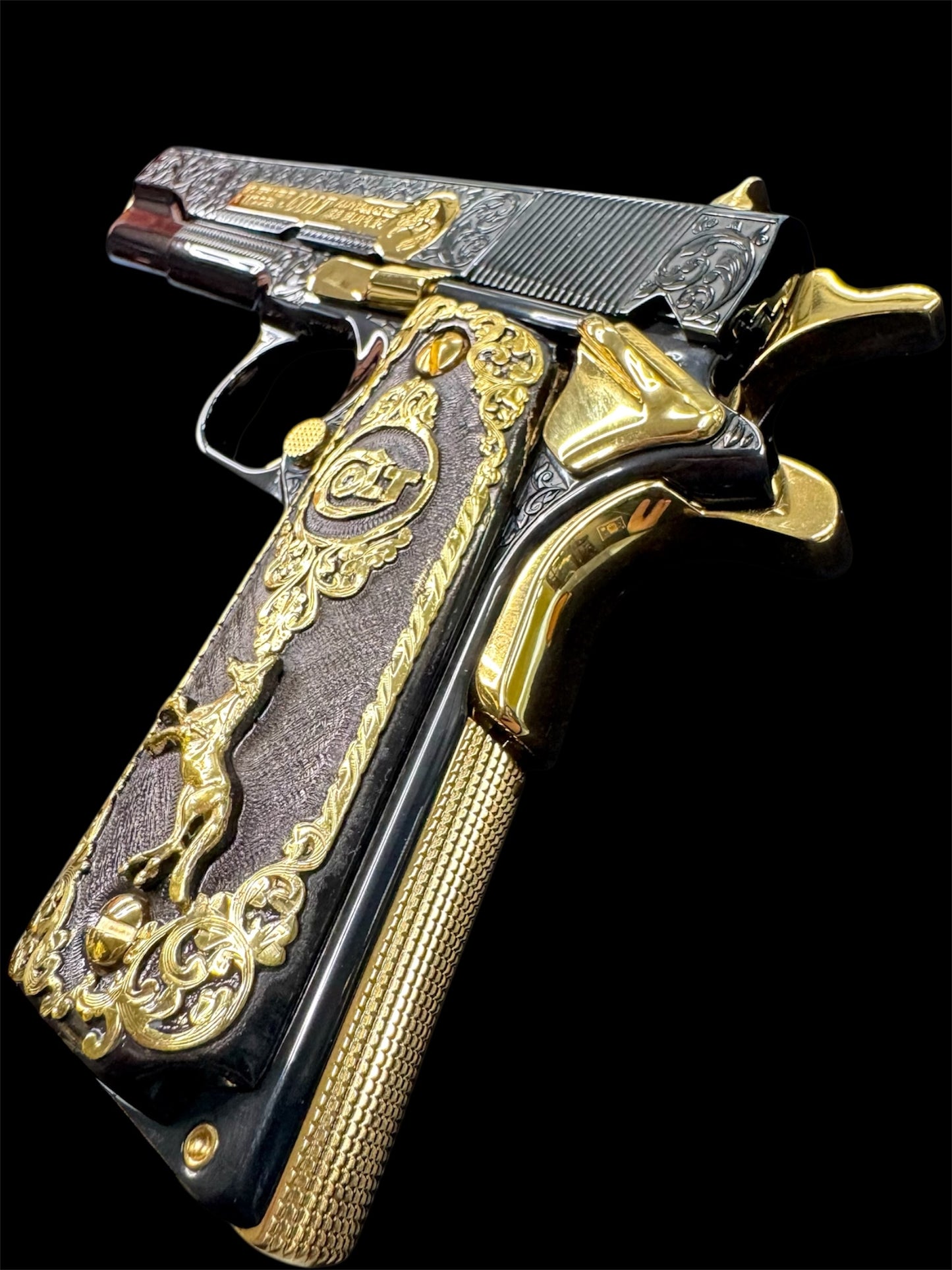Colt 1911 Government 38 Super high polish blued