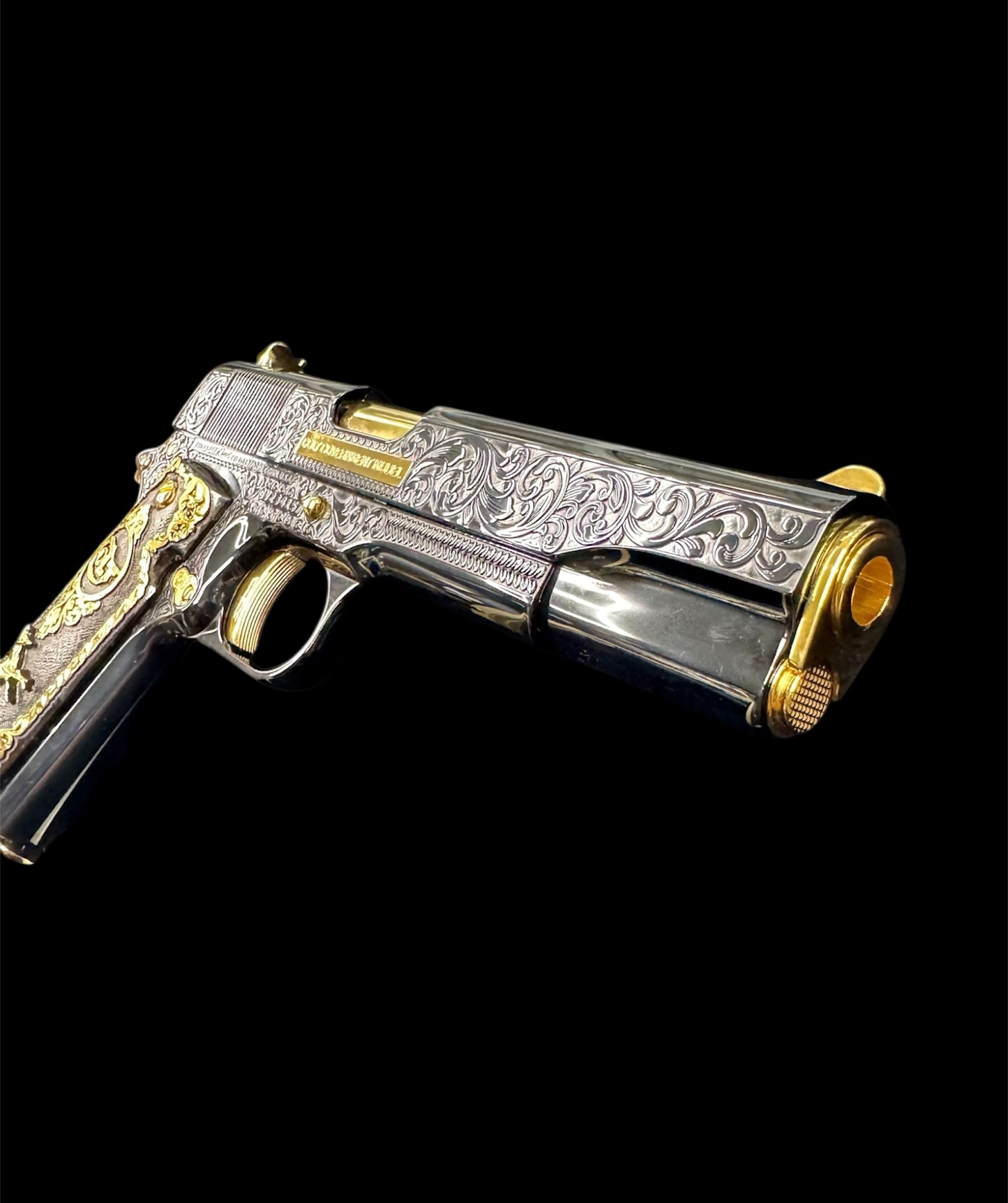Colt 1911 Government 38 Super high polish blued