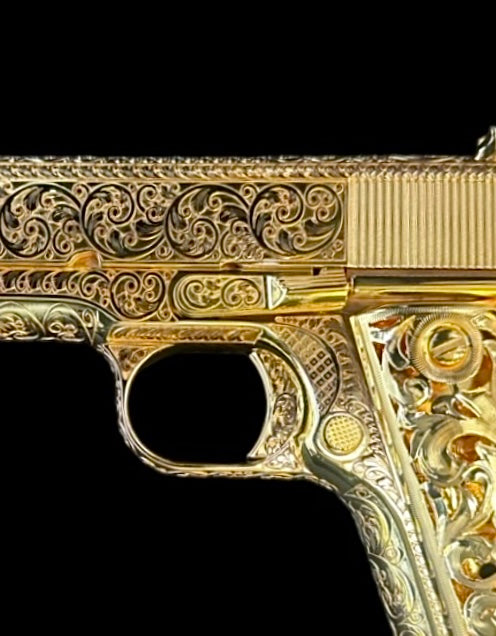 Colt 1911 Government Model 38 Super Scrolls