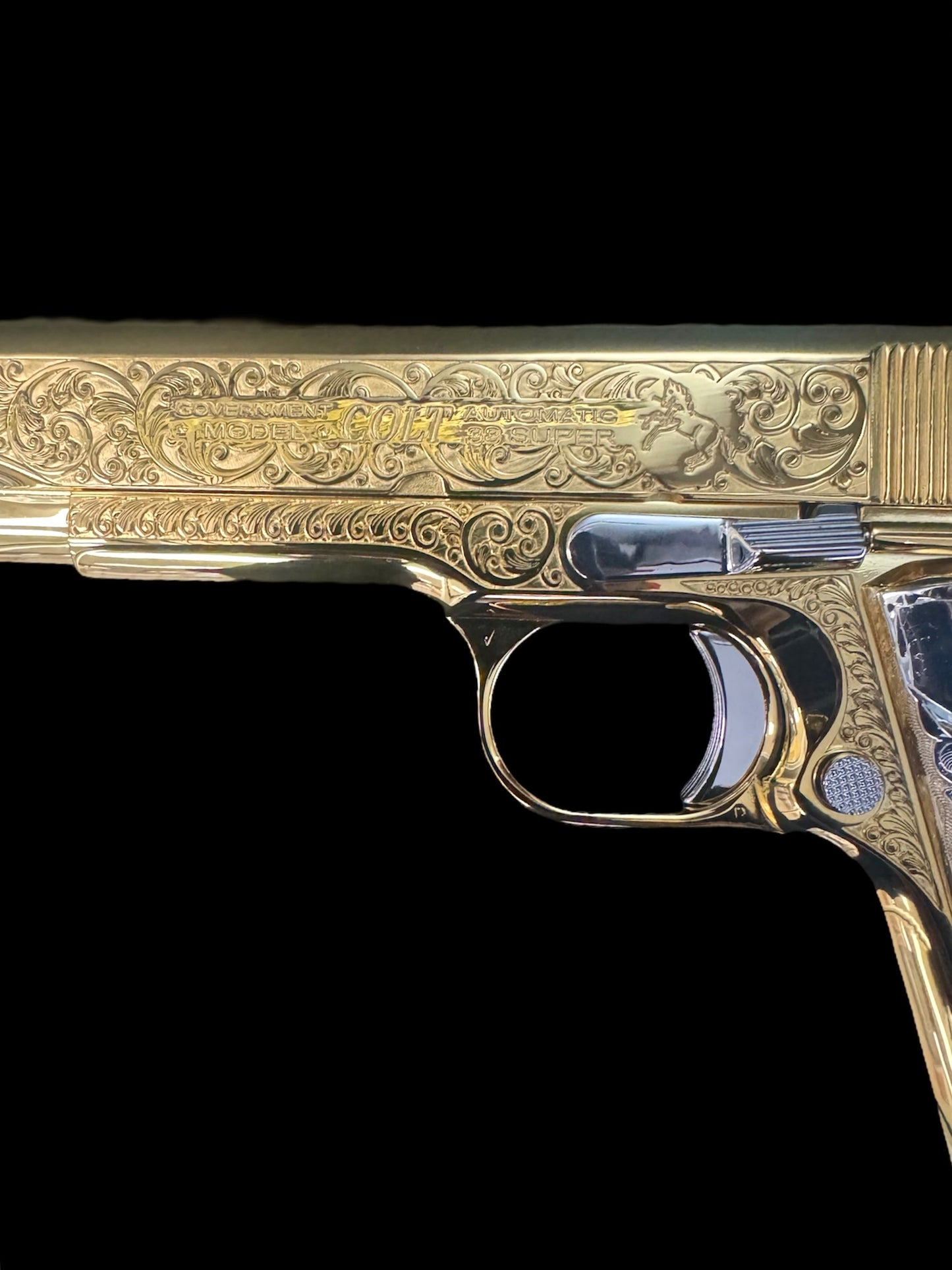 Colt 1911 Government 38 Super Scrolls