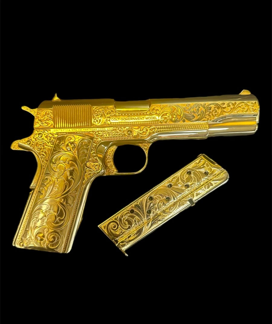 Colt 1911 Government 38 Super Scrolls