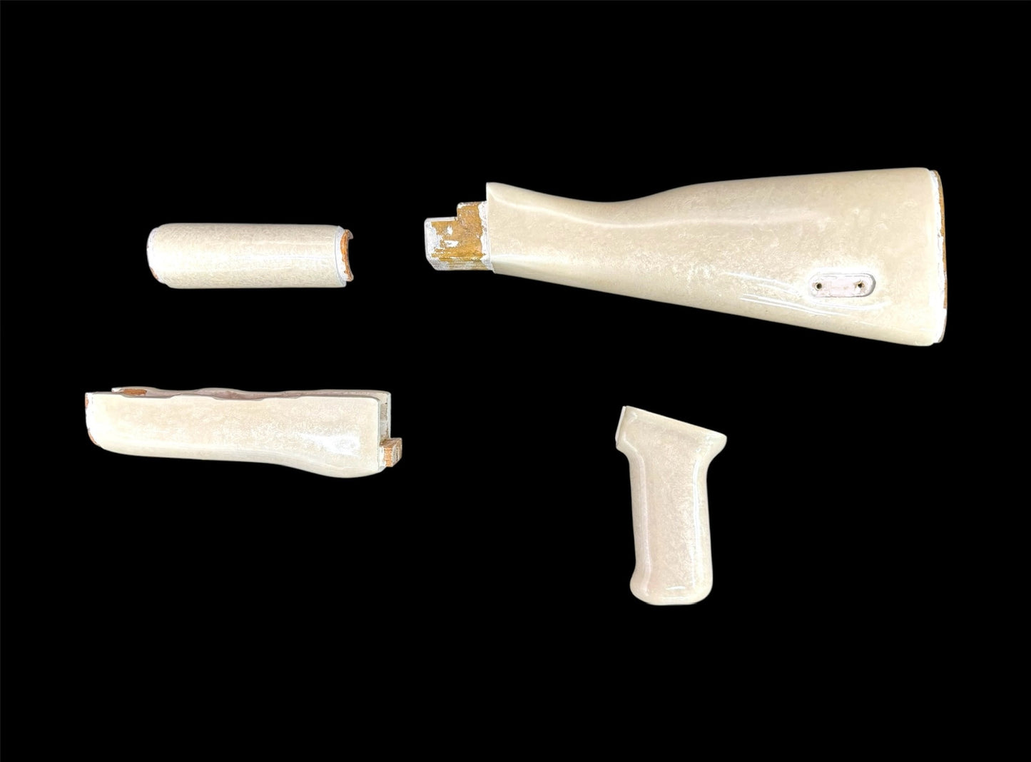 Full Size AK-47 White Pearl Furniture