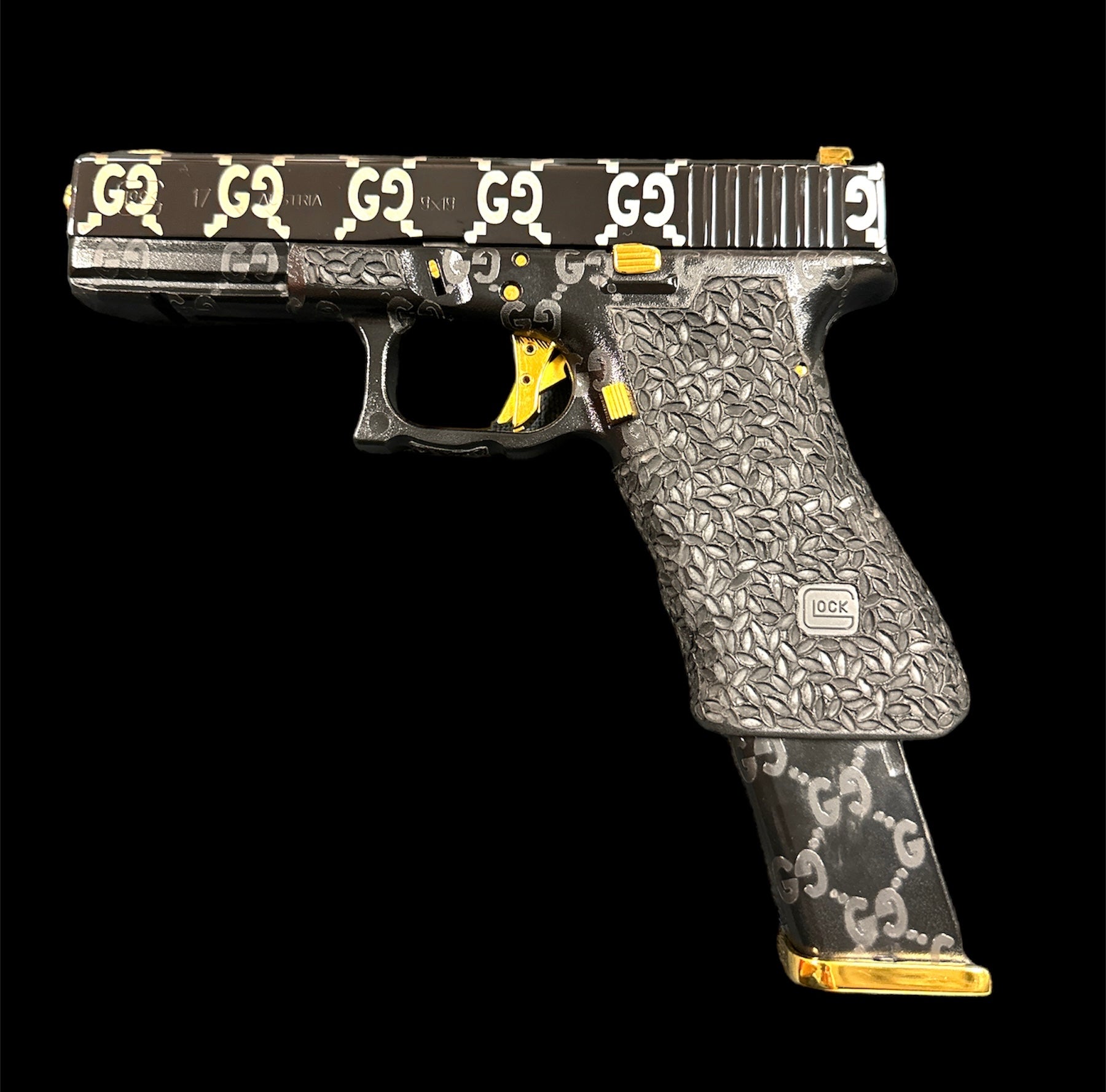 Custom Glock 17 Gen 3 9mm – Gold Guns