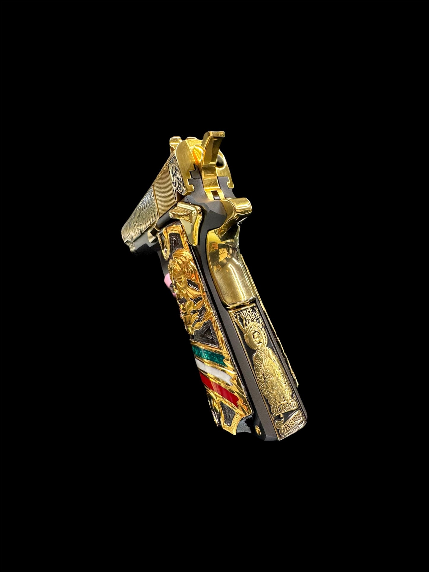 Colt 1911 Government 38 Super Pancho Villa Inked