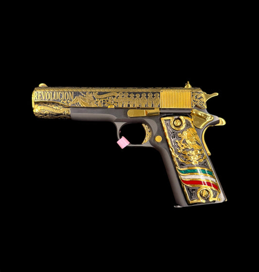 Colt 1911 Government 38 Super Pancho Villa Inked