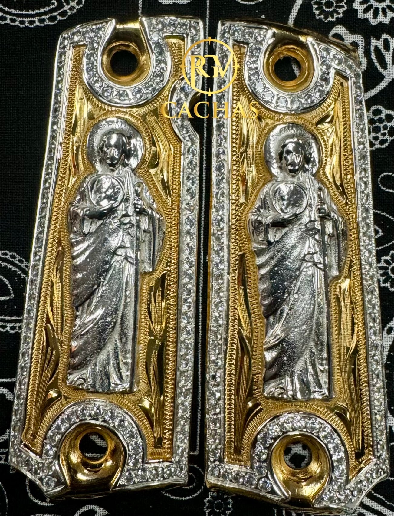 1911 Full Size San Judas Stones Grips