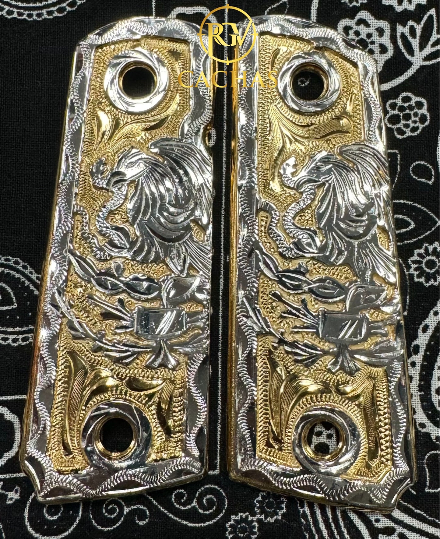 1911 Compact Size Mexico Eagle Grips