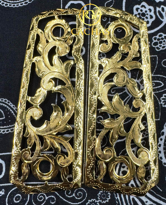 1911 Compact Size Hollow Cut Scroll Grips