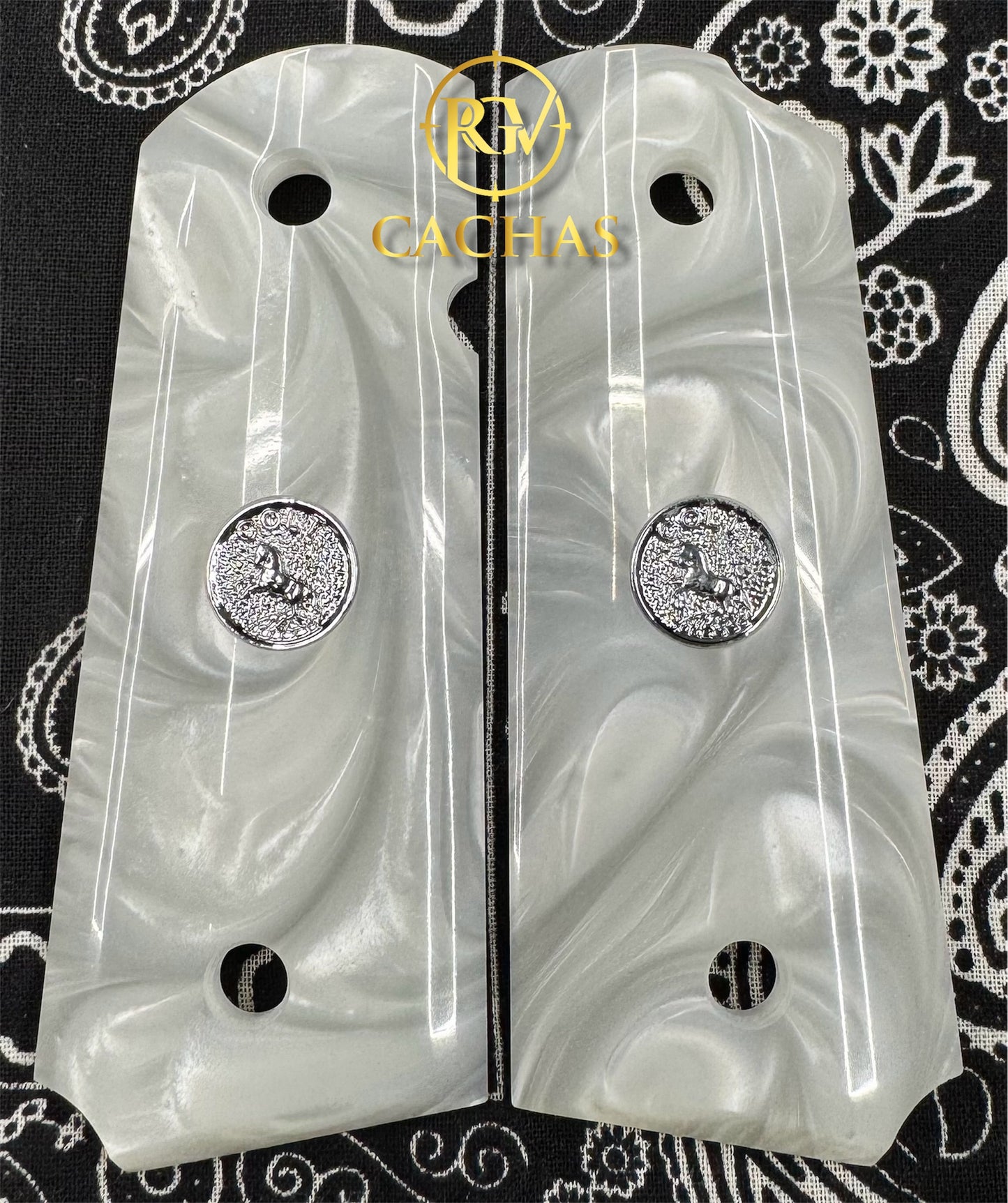 1911 Compact Size Colt Horse Resin Grips
