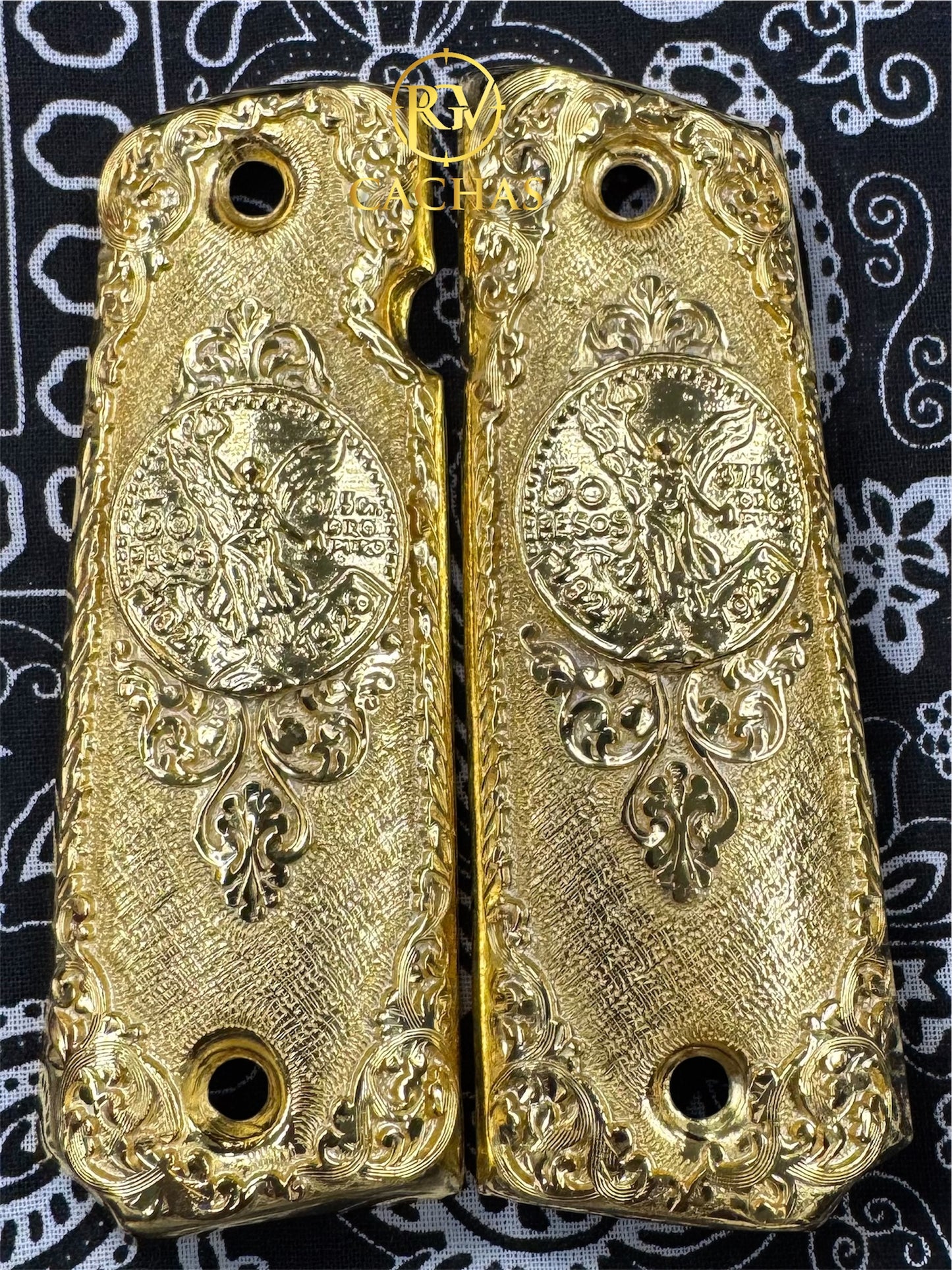 1911 Full Size Centenario Scroll Grips