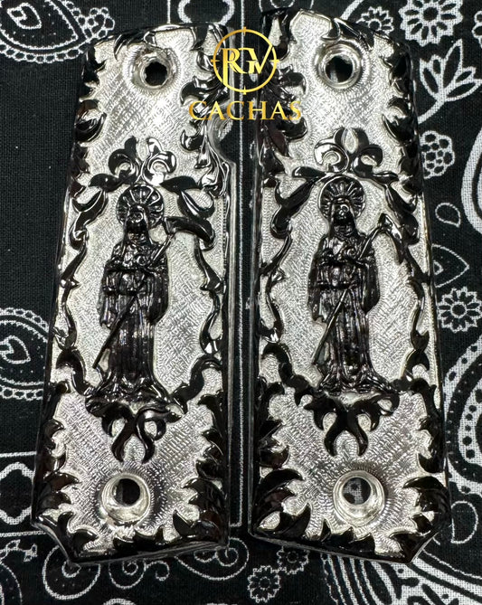 1911 Full Size Santa Muerte Scroll Grips