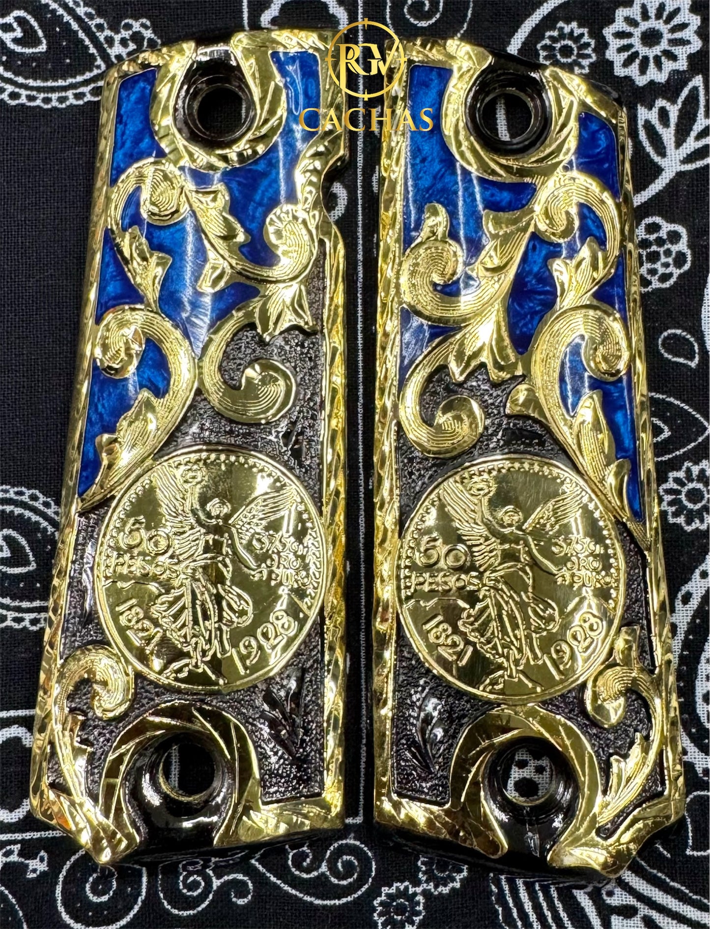 1911 Full Size Centenario Scroll Grips