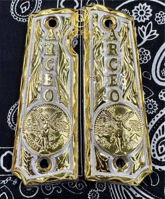 1911 Full Size Custom Name Centenario Grips