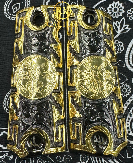 1911 Full Size Centenario Greek Border Grips