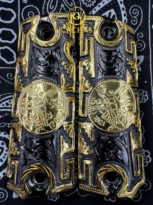 1911 Full Size Centenario Greek Border Grips