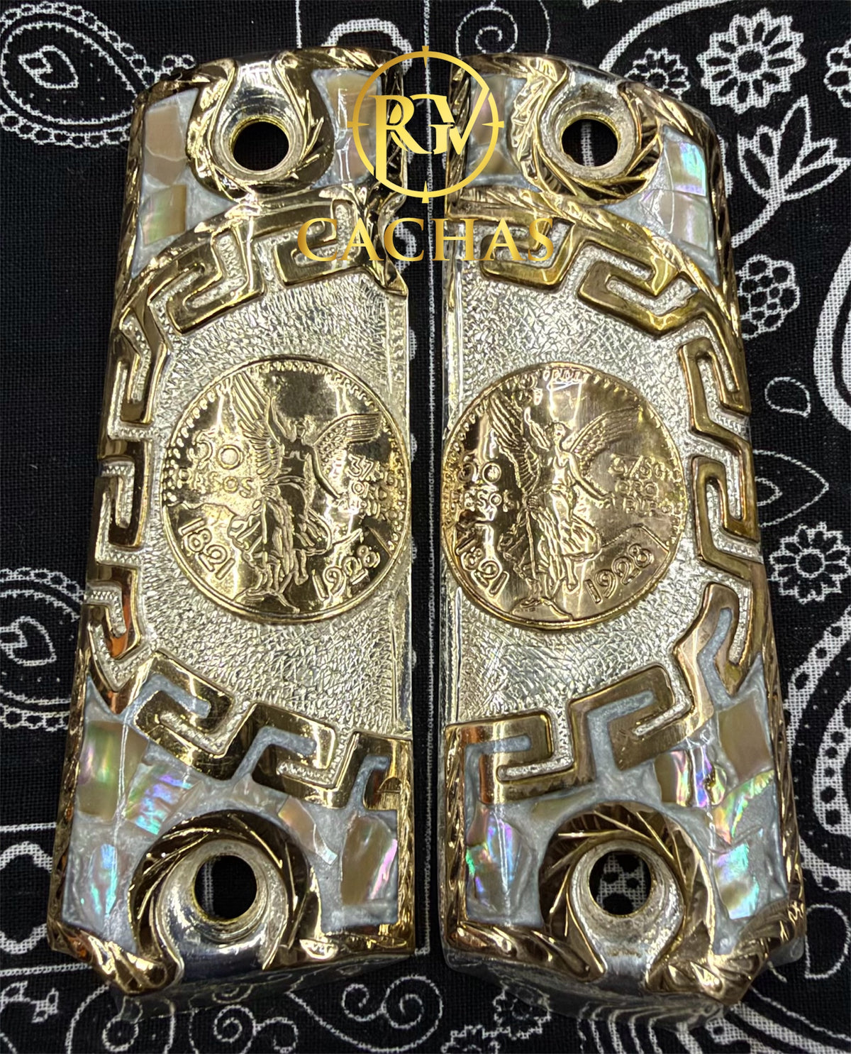 1911 Full Size Centenario Greek Nacar Grips