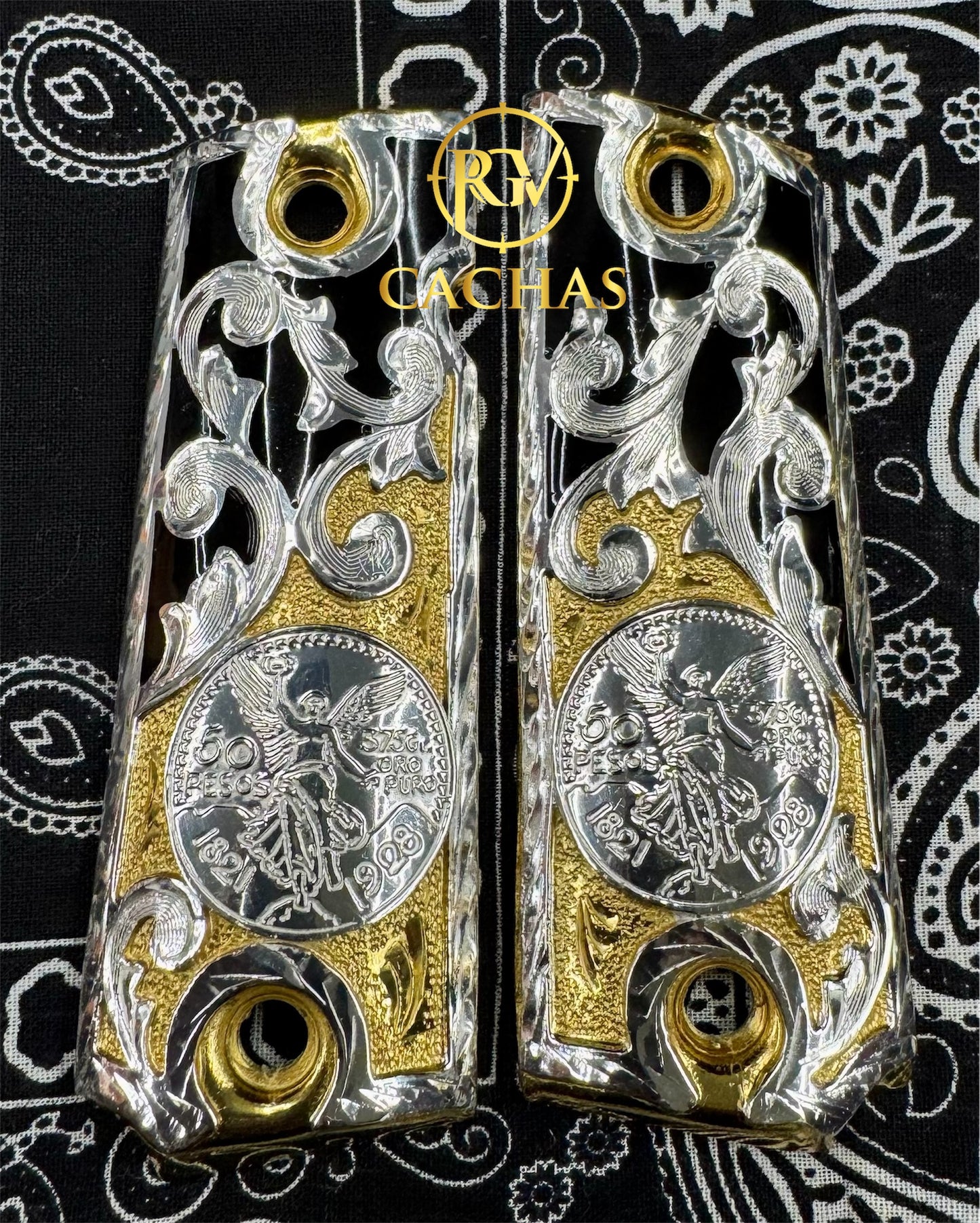 1911 Full Size Centenario Scroll Grips