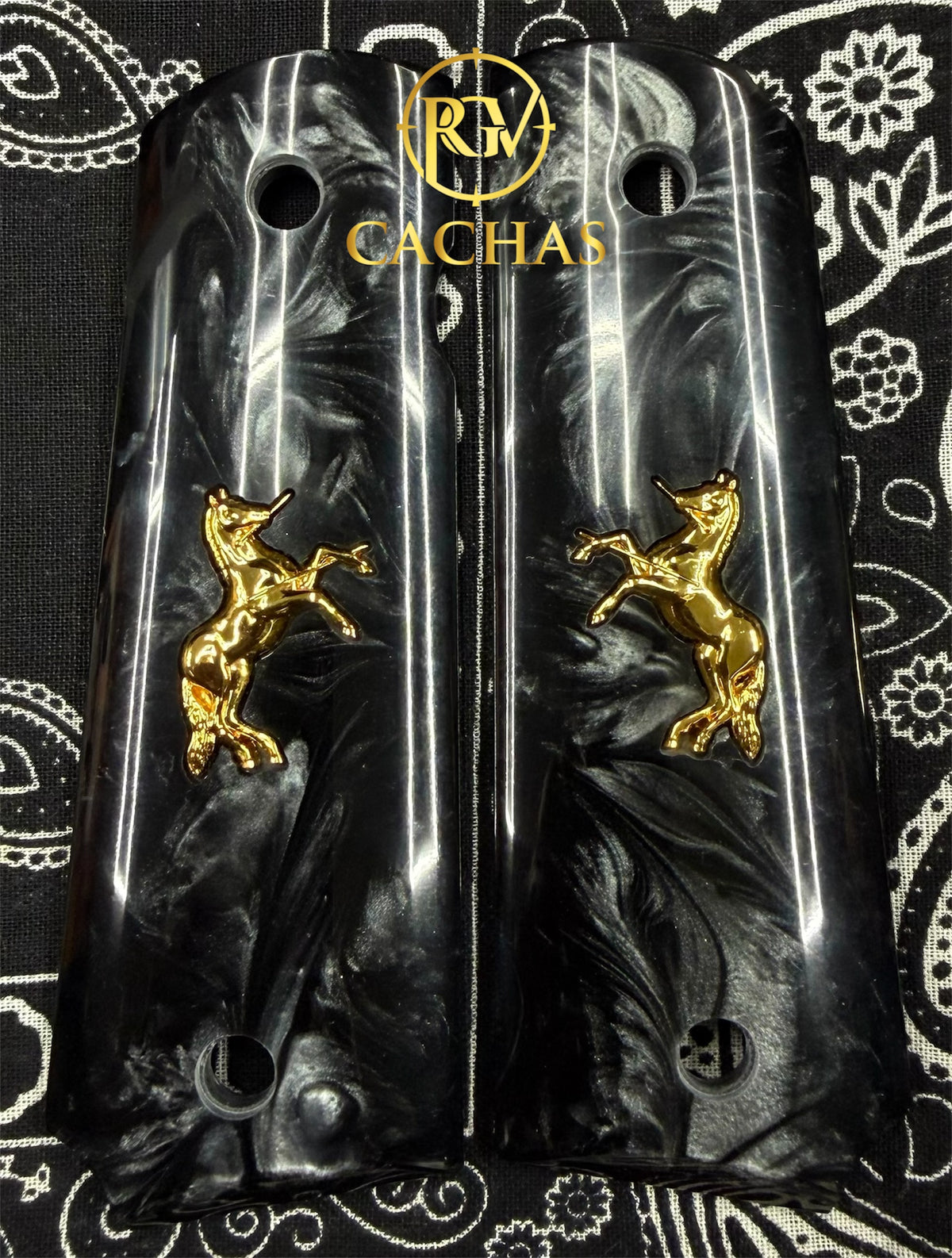 1911 Full Size Colt Horse Resin Grips