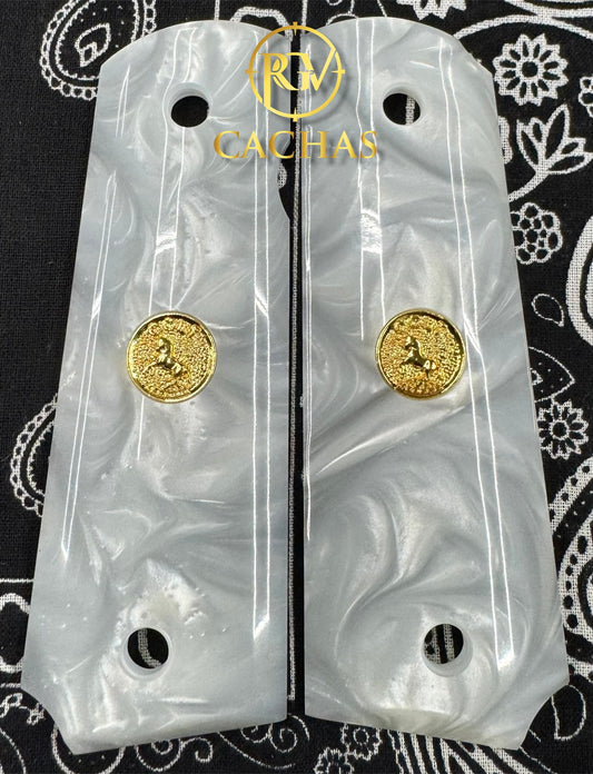 1911 Full Size Colt Horse Resin Grips