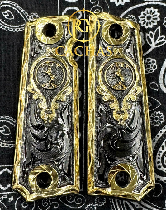 1911 Full Size Colt Logo Horse Grips