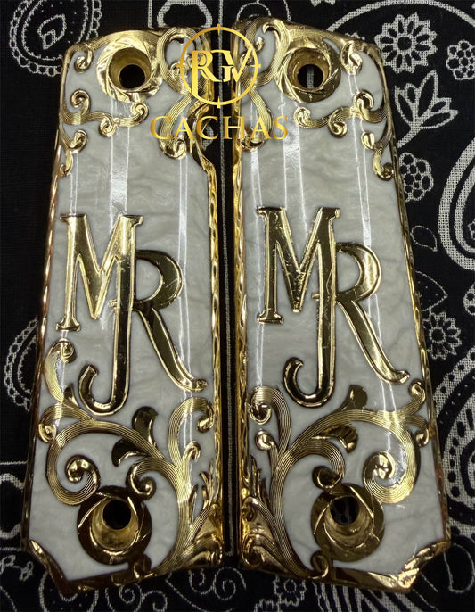 1911 Full Size Custom Initials Grips