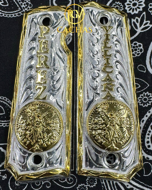 1911 Full Size Custom Name Centenario Grips