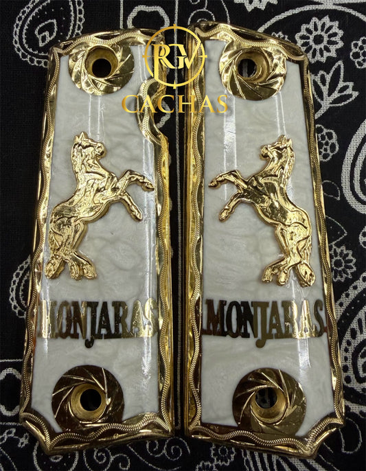 1911 Full Size Custom Name Colt Horse Grips