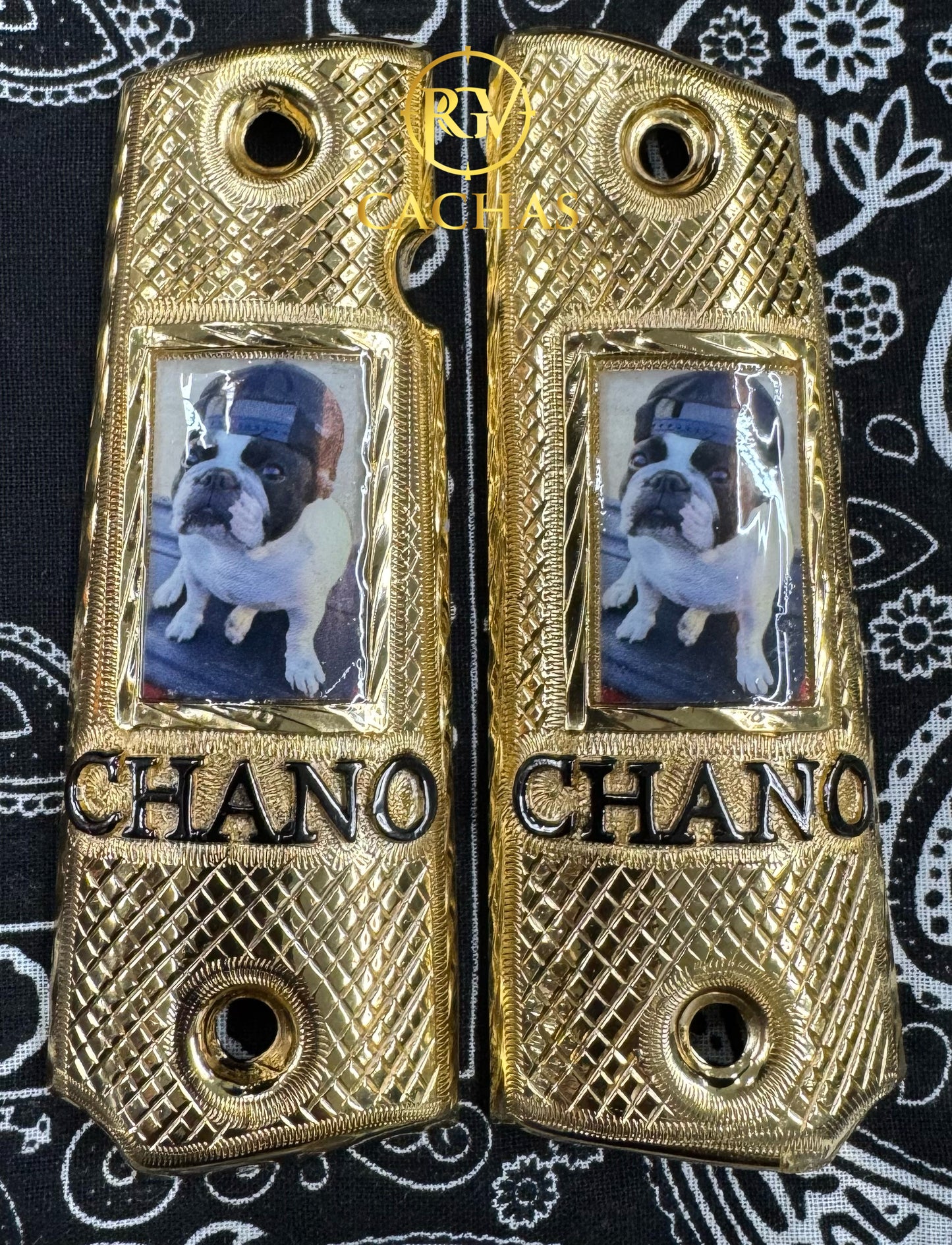 1911 Full Size Custom Name Picture Grips